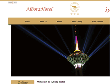 Tablet Screenshot of alborz-hotel.com